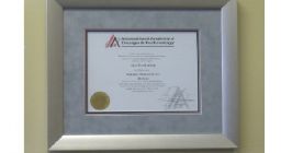 Diploma framing with Non Reflective glass.
