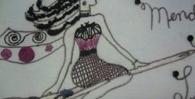 Embroidery -- Detailed look.