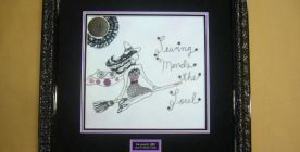 The completed project of an Embroidery!