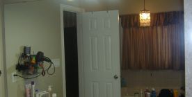 Large mirror unframed from the builder.