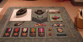 Canadian Air Force Layout before framing!